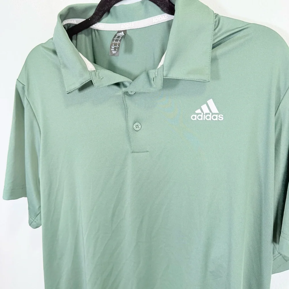 Adidas‎ Men's Green Golf Polo Shirt Sz Medium